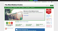 Desktop Screenshot of ilfordmedicalcentre.co.uk