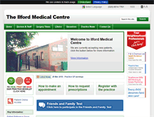 Tablet Screenshot of ilfordmedicalcentre.co.uk